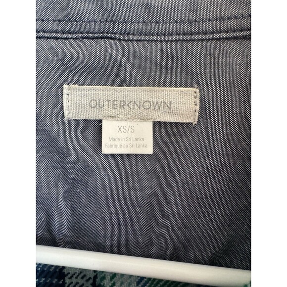 Outerknown New Blanket Shirt in Organic Ultramarine Green Arcadia XS / S - Picture 7 of 7